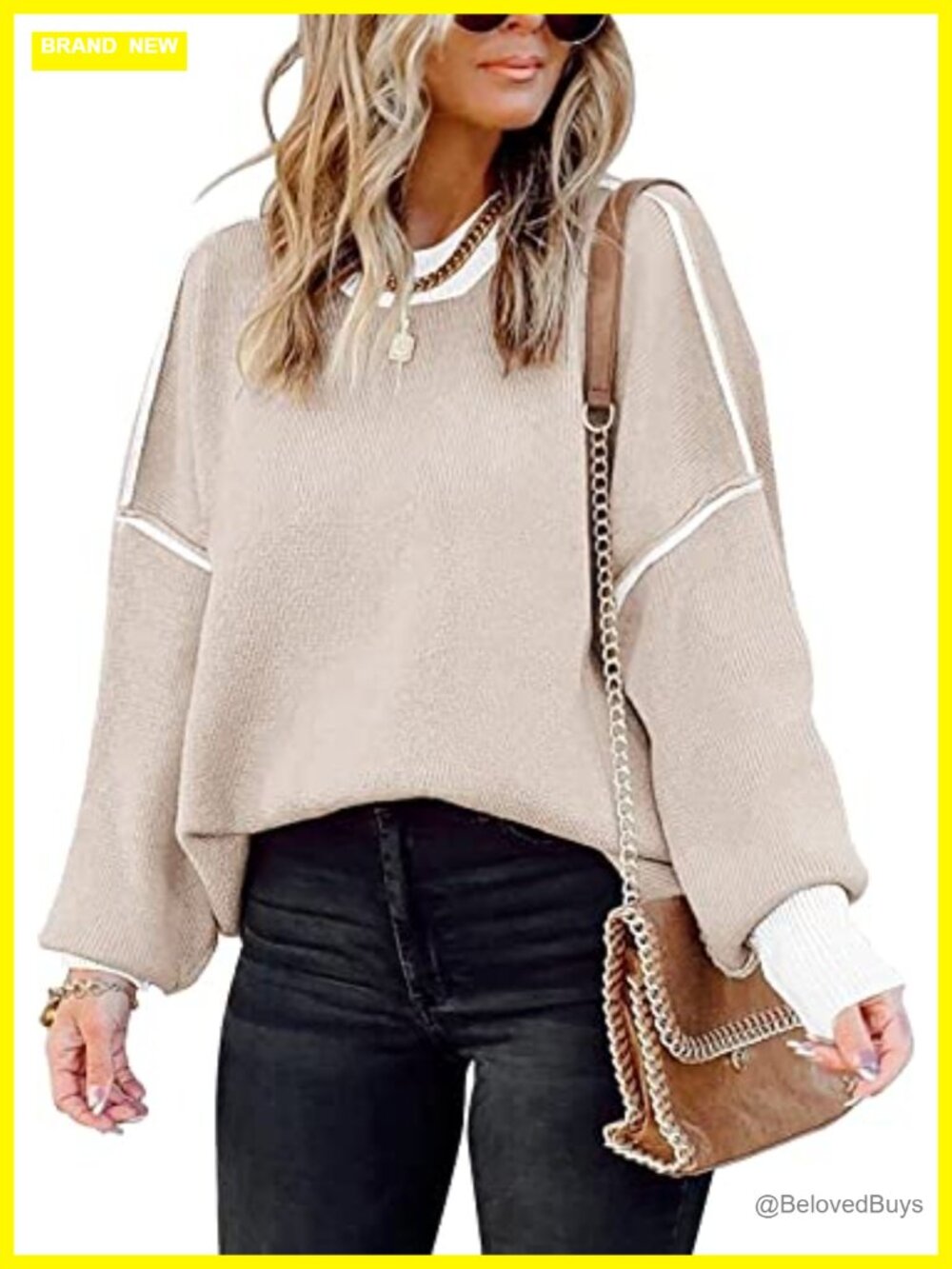 Womens Oversized Viscose Nylon Sweater Turtle Neck Batwing Sleeve Pullover